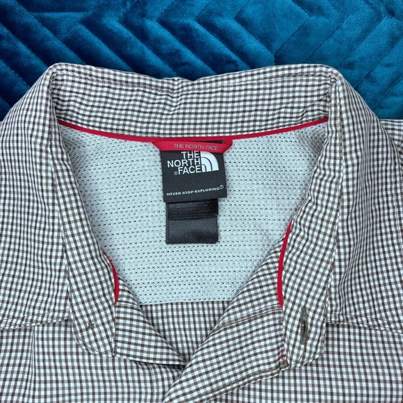 The North Face Mens Brown Short-sleeve Dress Sun Shirt Large - Picture 5 of 8